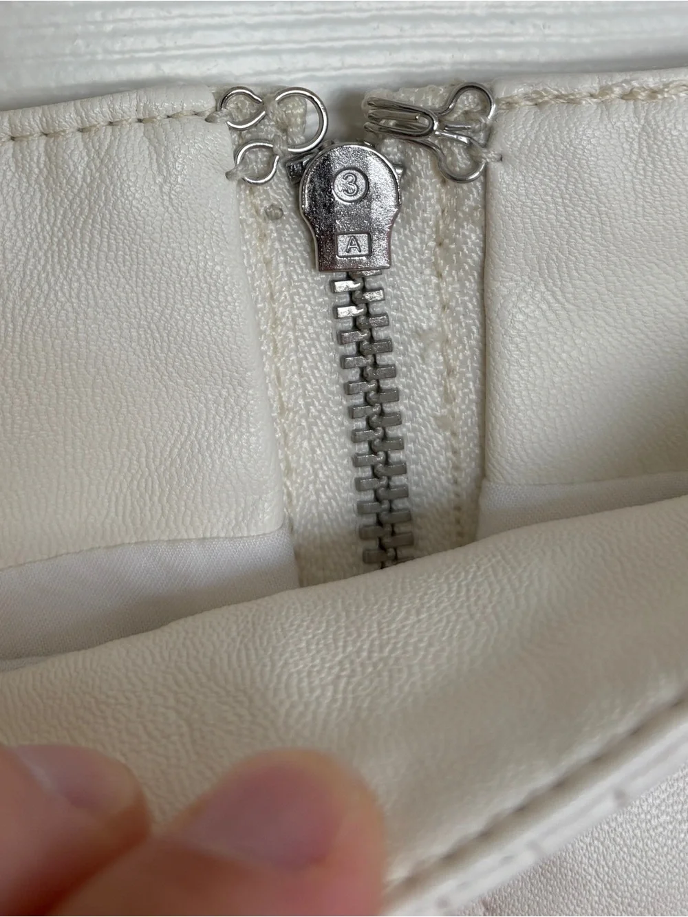 Free People White Faux Leather Mini Skirt